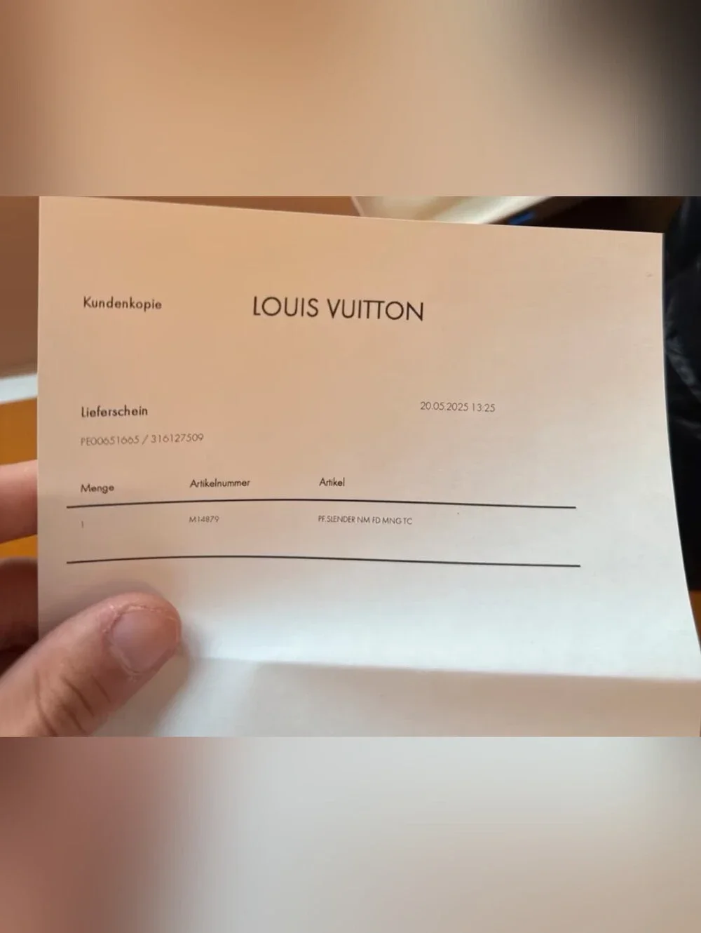 Louis Vuitton Orange Textured Bifold Card Holder Wallet